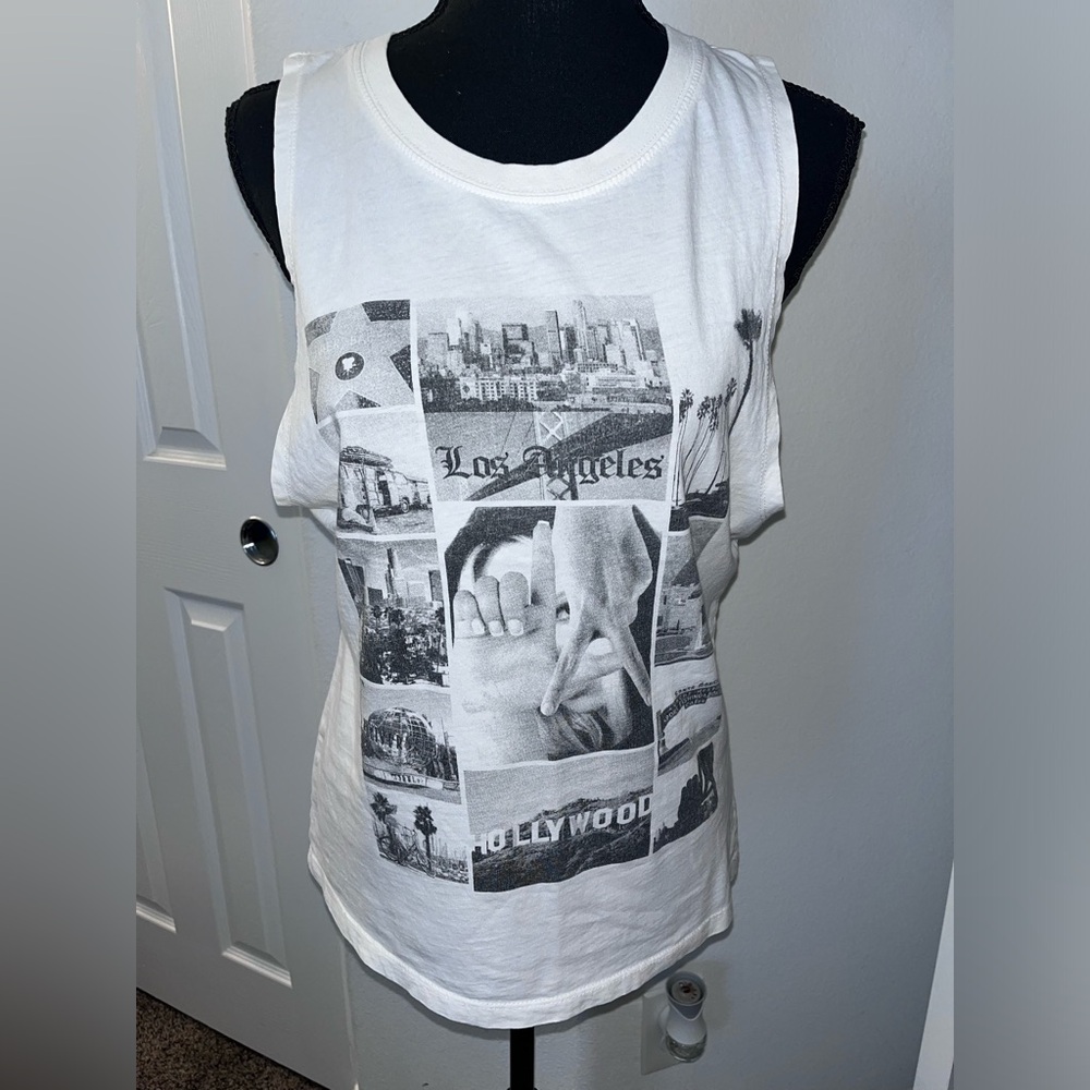 Los Angeles Graphic Muscle Tank Top | California Sleeveless Tee